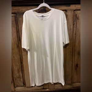 Zara White T-Shirt Dress